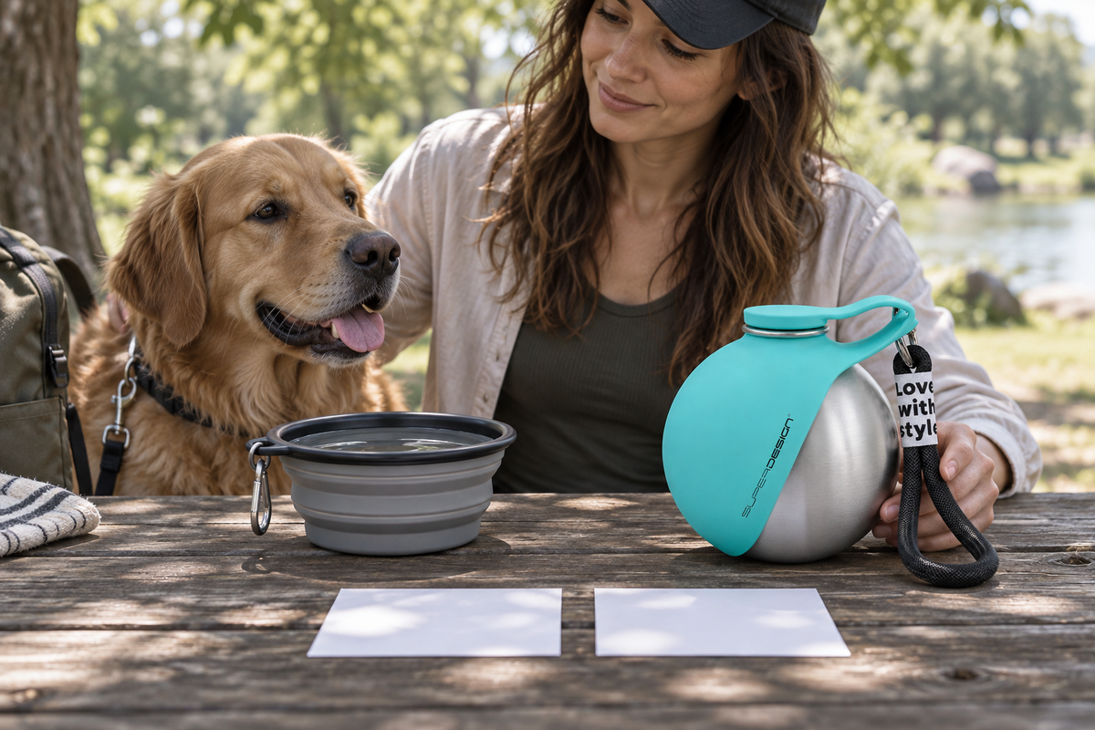 Portable Dog Bowls vs Built-In Drinking Cups: Separate vs Attached Setups