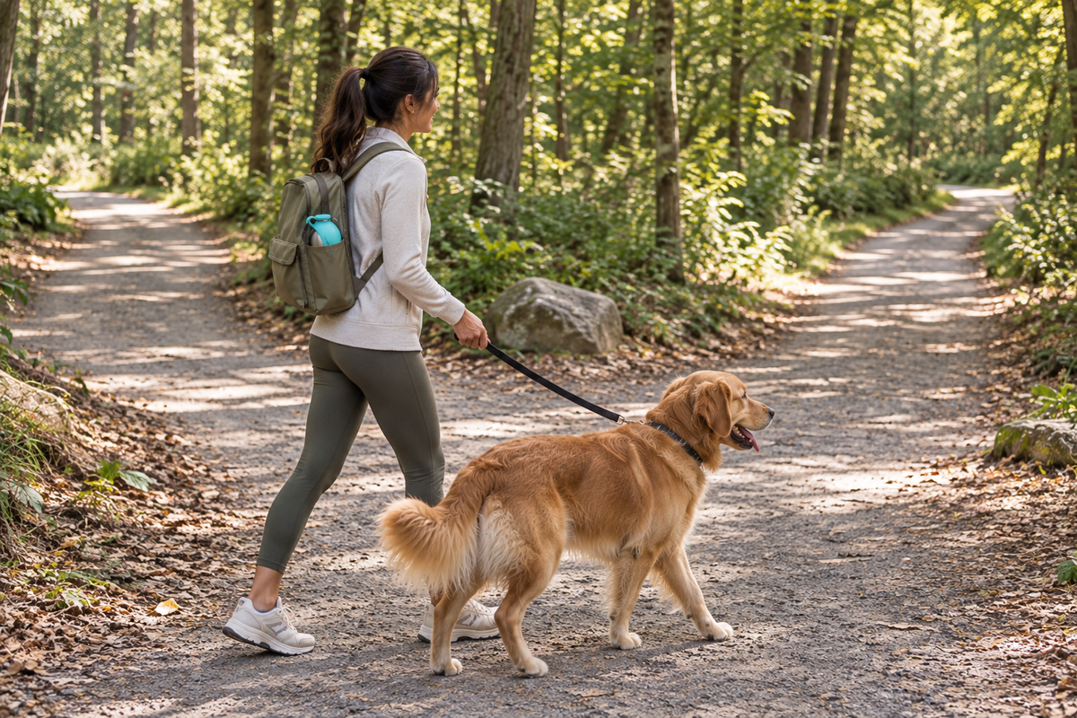 What to Bring on a Short Trail Walk With Your Dog