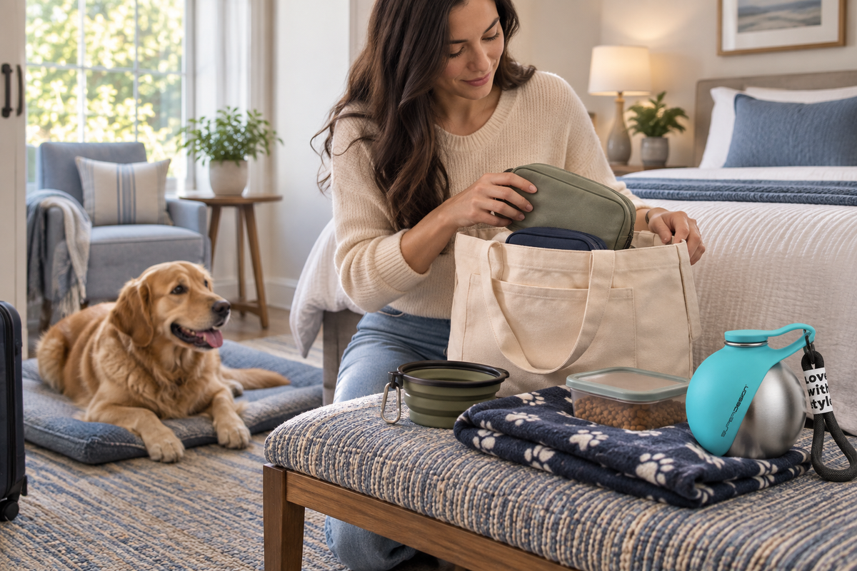 What to Pack in a Dog Travel Bag