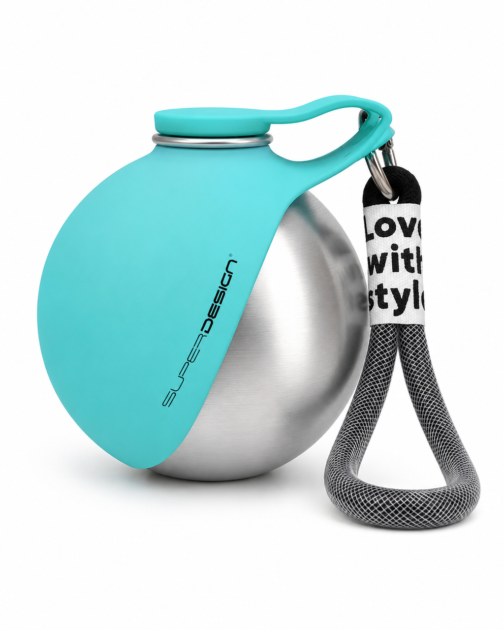 Creative Portable Outdoor Pet Stainless Steel Water Cup Small Dog Water Bottle Convenient Dog Drink Dispenser Puppy Travel Portable Water Bowl Pet Products