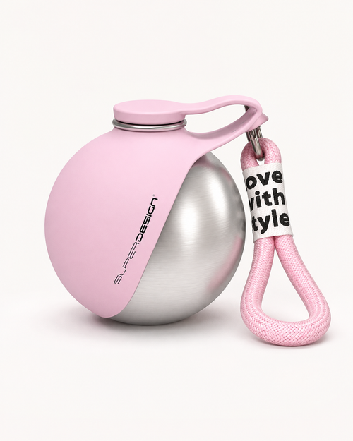 Creative Portable Outdoor Pet Stainless Steel Water Cup Small Dog Water Bottle Convenient Dog Drink Dispenser Puppy Travel Portable Water Bowl Pet Products